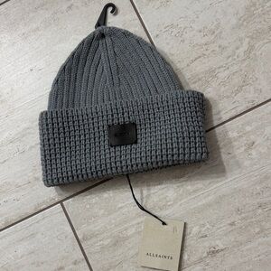 All Saints Charcoal Ribbed Beanie…men’s beanie ..o/s
Wool blend ..nwt